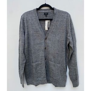 Grey Cardigan cotton Large